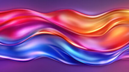Abstract colorful wavy liquid swirls, vibrant hues, dynamic flow.
