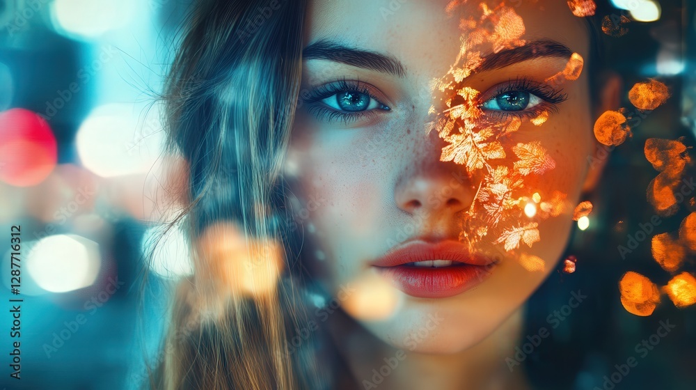 Fototapete AI image editing tool enhancing photographs, dynamically adjusting lighting, texture, and color balance to create professional-grade images instantly.