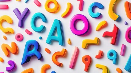 Fototapeta premium AI system that helps designers generate unique fonts based on user preferences, allowing for personalized typographic styles