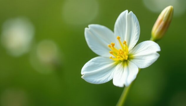 Delicate white petals of Linaria Pelisseriana flower, flora, Sardinian flora, macro