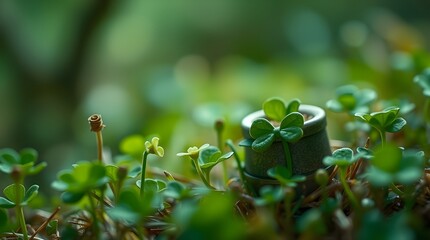 close up of a small green plant