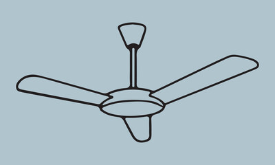 Ceiling Fan art vector illustration illustration, propeller, symbol, vector, three-dimensional, wind, fan, air, ceiling, light, sun, design, flower, icon, sign, summer, blowing, climate, clip art, com