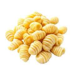Delicious Gnocchi Pasta Dish on transparent background.