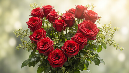 Obraz premium heart of roses