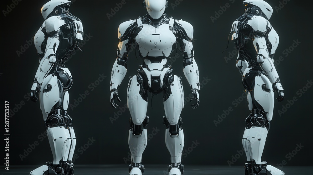Poster advanced humanoid robot with ai-enhanced interaction capabilities