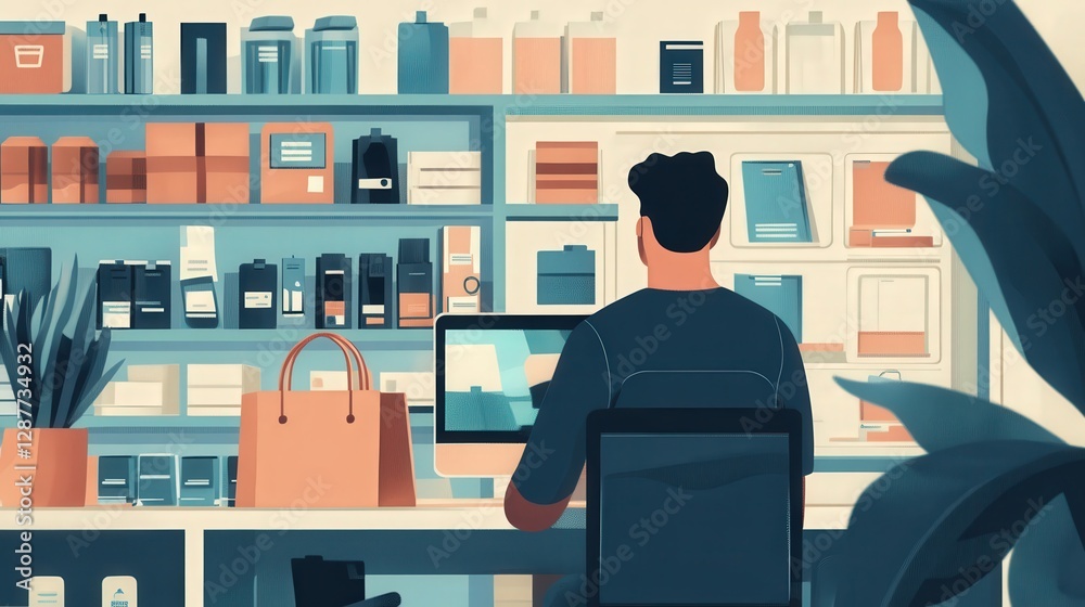 Poster ai system that automatically generates e-commerce product listings by analyzing product images and d
