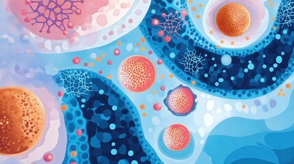 educational graphic showing the different stages of cellular differentiation and how DNA expression is altered as cells specialize into different tissues