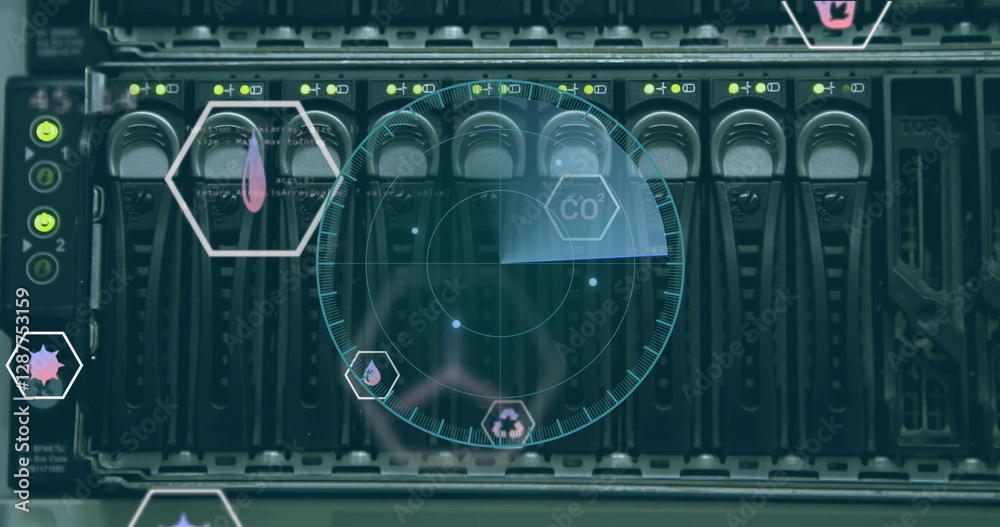 Poster image of scope scanning and data processing over computer servers