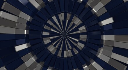 Naklejka premium Abstract geometric pattern in blue and gray tones