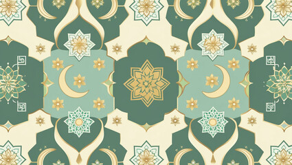 Islamic Geometric Tile Pattern