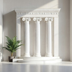 Naklejka premium classic columns in a greek style