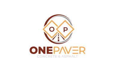 Illustration graphic vector of Asphalt repair, roadwork, pavement logo design template