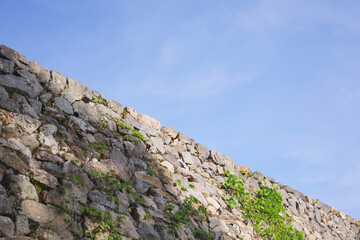 Ruins of a castle in the Warring States Period, Japan