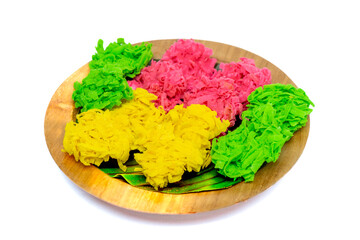 Kembang gula kelapa (Traditional Javanese snack). This snack made from grated coconut, sugar, flour...