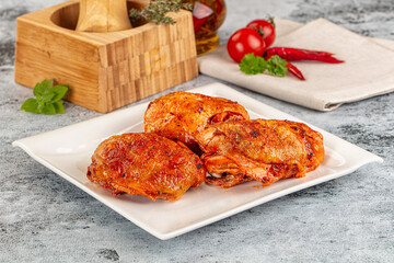 Baked marinated crispy chicken tighs