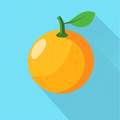 Orange fruit illustration