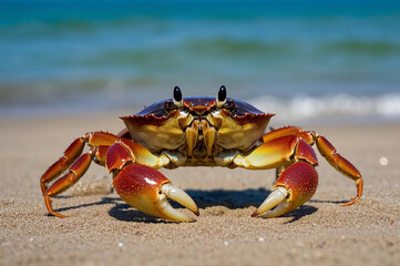 sea ​​crab 바다꽃게 박하지 갑각류 칠게 해변 바다