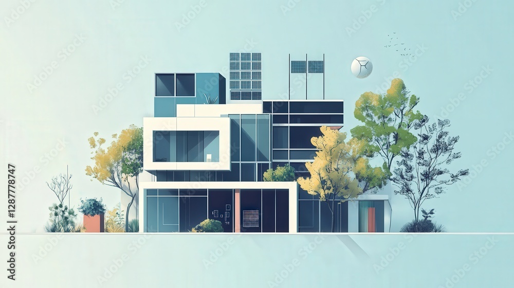 Aufkleber ai that helps architects create sustainable and energy-efficient building designs by analyzing local