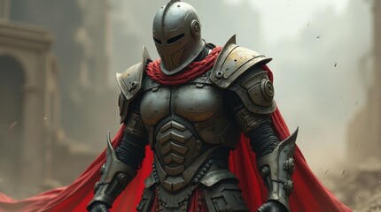 Gear-Powered Gladiator: A Steampunk Warrior