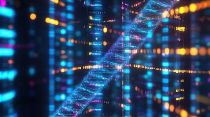 Obraz premium DNA sequencing technology has evolved over the years, from early Sanger sequencing to the modern high-throughput next-generation sequencing.