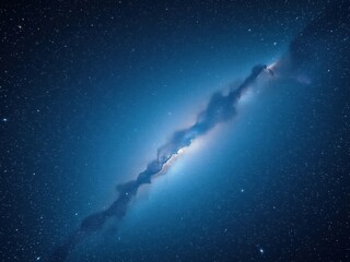 Fototapeta premium Cosmic Dust Cloud in a Starry Night Sky