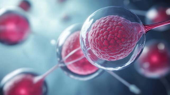 cloning in animals, showing how DNA from a donor cell is inserted into an egg cell to produce an organism genetically identical to the donor.