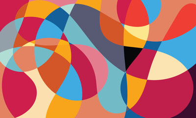 Obraz premium Abstract background colorful combination for presentation background, poster, and flyer 2025