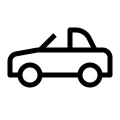 transportation thin icon