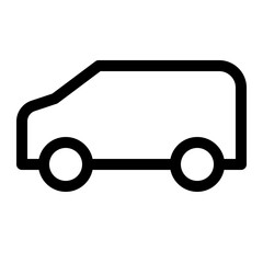 transportation thin icon