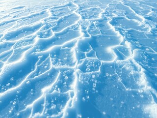 Obraz premium Textured Winter Snow Surface
