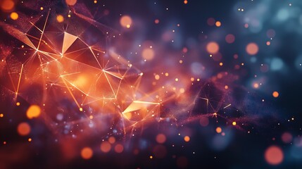 Abstract Black Triangle Background
