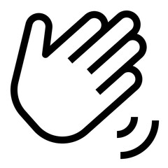 smart home thin icon