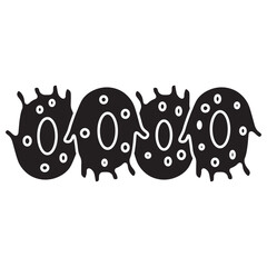 Osteoblasts glyph icon