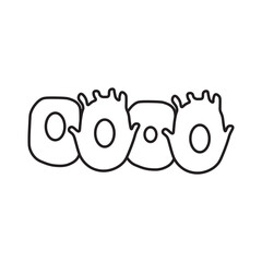 Osteoblasts line icon