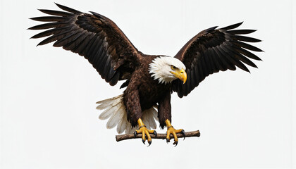 Fototapeta premium bald eagle in flight