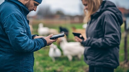 A criminal investigation at a farm after an animal cruelty case. Featuring examination and care