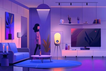 Cutting-Edge Smart Home Automation with Voice Control and Seamless Device