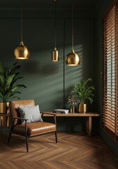 Modern Elegance: A Cozy Lounge Space