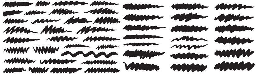 Obraz premium Abstract black and white grunge pattern with brush strokes and artistic elements