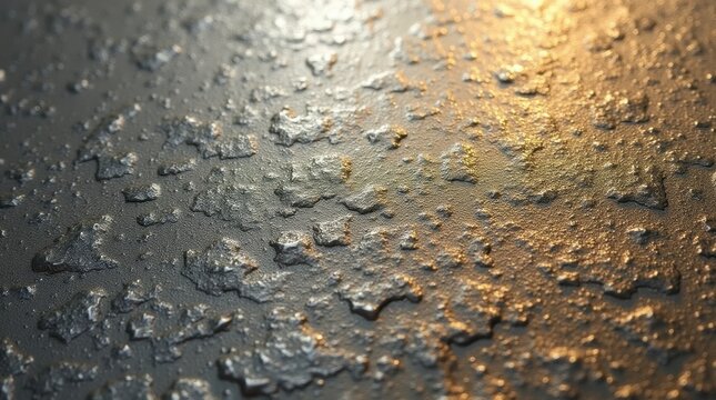 Electrum Metal Surface with Silver Hints