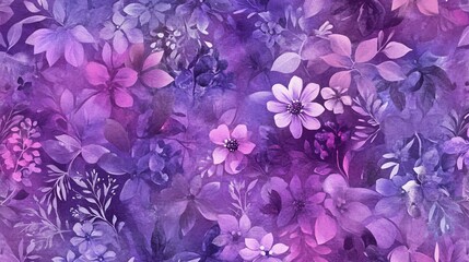 A watercolor-style purple background blending shades of lilac and magenta