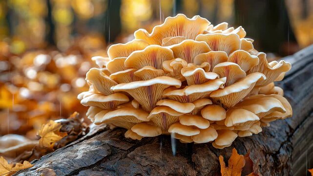 maitake mushrooms. nutritious food. Organic mushrooms
