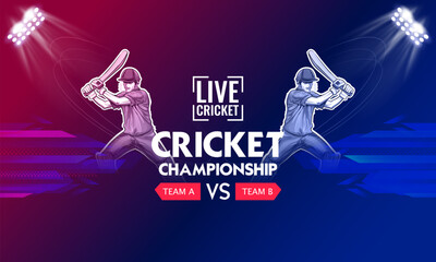 cricket championship sports tournament background