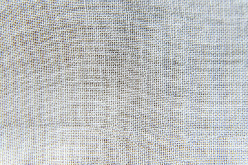 Linen fabric texture background. Soft light textile fabric 