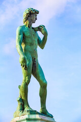 David statue, Michelangelo square, Florence Italy