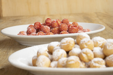 carnival chestnuts or castagnole