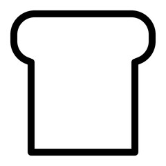 food and fruit thin icon