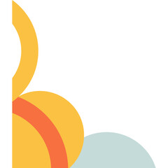 Modern Circle Border Corner 