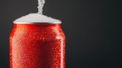 Obraz premium The dangers of excessive sugar consumption affecting health and the body. Diabetes and high blood pressure caused by sugar intake.