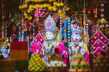 Naklejka premium Traditional Indian Diwali